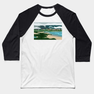 Lofoten Islands, Norway, on a misty day Baseball T-Shirt